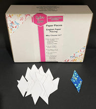 Load image into Gallery viewer, 800 x 1 1/4&quot;  8 Pointed Star English Paper Piecing Laser Cut for Quilting / Sewing 200gsm Card Stock
