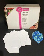 Load image into Gallery viewer, 700 x 1 1/2&quot;  Elongated Hexagon English Paper Piecing Laser Cut for Quilting / Sewing 200gsm Card Stock
