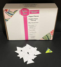 Load image into Gallery viewer, 1,600 x 1&quot;  Equilateral Triangle English Paper Piecing Laser Cut for Quilting / Sewing 200gsm Card Stock
