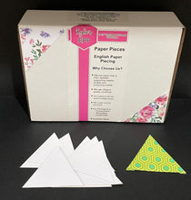 Load image into Gallery viewer, 600 x 2 1/2&quot;  Equilateral Triangle English Paper Piecing Laser Cut for Quilting / Sewing 200gsm Card Stock
