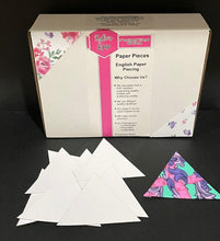 Load image into Gallery viewer, 850 x 3&quot;  Equilateral Triangle English Paper Piecing Laser Cut for Quilting / Sewing 200gsm Card Stock
