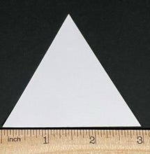 Load image into Gallery viewer, 425 x 3&quot;  Equilateral Triangle English Paper Piecing Laser Cut for Quilting / Sewing 200gsm Card Stock
