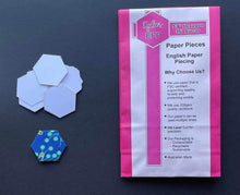 Load image into Gallery viewer, 150 x 5/8&quot; Hexagon&#39;s English Paper Piecing Laser Cut for Quilting / Sewing 200gsm Card Stock
