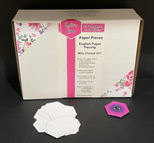 Load image into Gallery viewer, 1500 x 3/4&quot; Hexagon&#39;s English Paper Piecing Laser Cut for Quilting / Sewing 200gsm Card Stock
