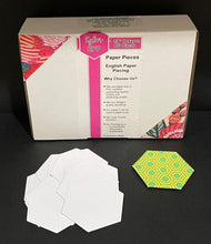 Load image into Gallery viewer, 850 x 1 1/4&quot; Hexagon&#39;s English Paper Piecing Laser Cut for Quilting / Sewing 200gsm Card Stock
