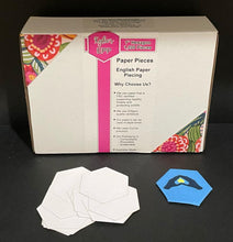 Load image into Gallery viewer, 1200 x 1&quot; Hexagon&#39;s English Paper Piecing Laser Cut for Quilting / Sewing 200gsm Card Stock
