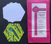 Load image into Gallery viewer, 100 x 2&quot; Hexagon&#39;s English Paper Piecing Laser Cut for Quilting / Sewing 200gsm Card Stock
