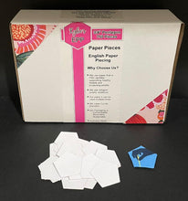 Load image into Gallery viewer, 750 x 3/4&quot;  Pentagon English Paper Piecing Laser Cut for Quilting / Sewing 200gsm Card Stock
