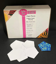 Load image into Gallery viewer, 425 x 1 1/4&quot;  Pentagon English Paper Piecing Laser Cut for Quilting / Sewing 200gsm Card Stock
