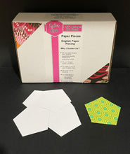 Load image into Gallery viewer, 600 x 1 1/2&quot;  Pentagon English Paper Piecing Laser Cut for Quilting / Sewing 200gsm Card Stock
