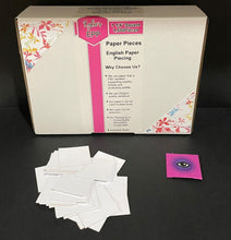 Load image into Gallery viewer, 1,500 x 1 1/4&quot; Square English Paper Piecing Laser Cut for Quilting / Sewing 200gsm Card Stock
