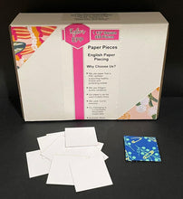 Load image into Gallery viewer, 650 x 1 1/2&quot; Square English Paper Piecing Laser Cut for Quilting / Sewing 200gsm Card Stock
