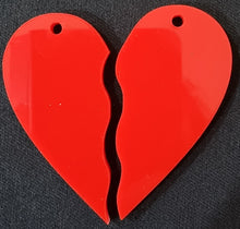 Load image into Gallery viewer, 30 x Broken Heart Acrylic Blanks
